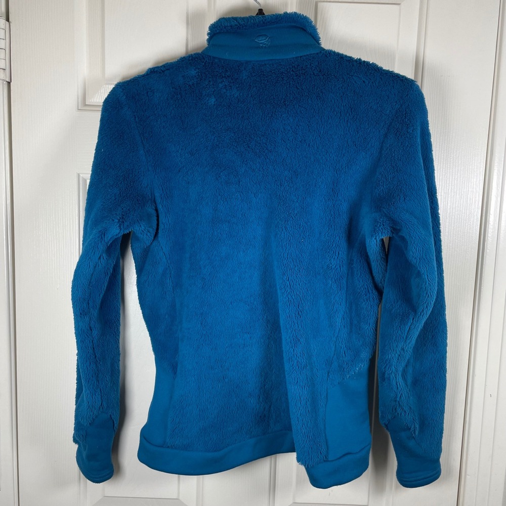 Mountain Hardwear Zip Polartec Thermal Pro Fleece Jacket Teal Blue Women Small - Picture 4 of 8